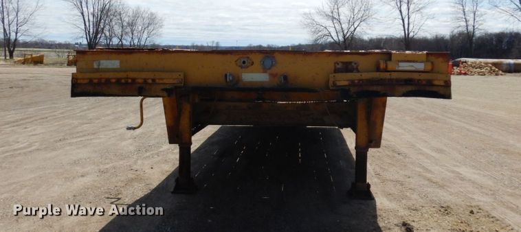 image for item DR0350 1979 HFTH  drop deck equipment trailer