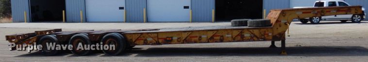 image for item DR0350 1979 HFTH  drop deck equipment trailer