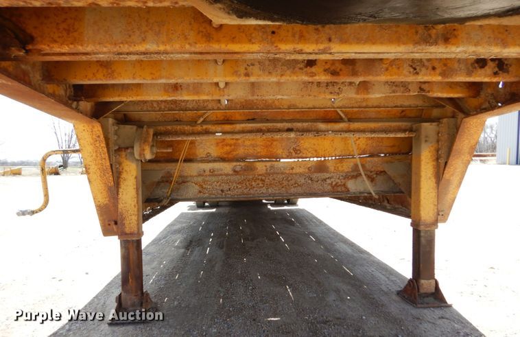 image for item DR0350 1979 HFTH  drop deck equipment trailer