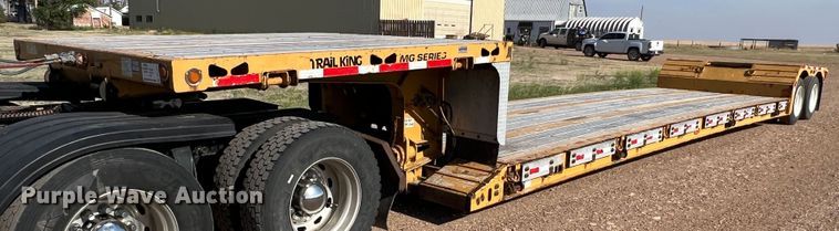 image for item DR1342 2010 Trail King TK54MG-482  lowboy equipment trailer