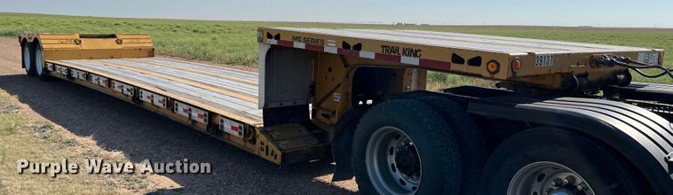 image for item DR1342 2010 Trail King TK54MG-482  lowboy equipment trailer