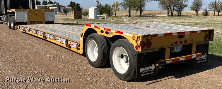 image for item DR1342 2010 Trail King TK54MG-482  lowboy equipment trailer