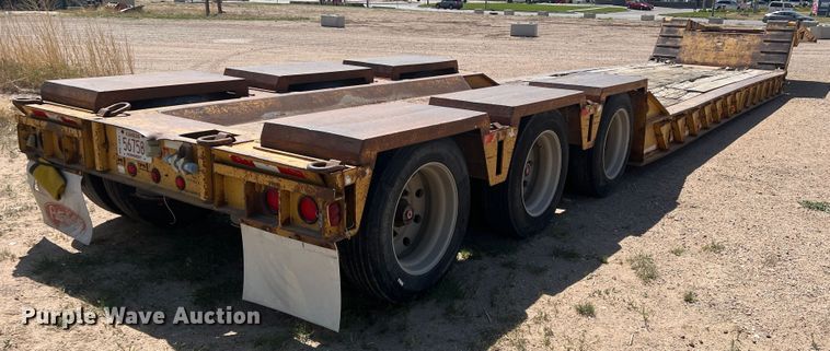 image for item DR1372 1997 Load King 503 DFP  lowboy equipment trailer