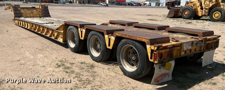 image for item DR1372 1997 Load King 503 DFP  lowboy equipment trailer