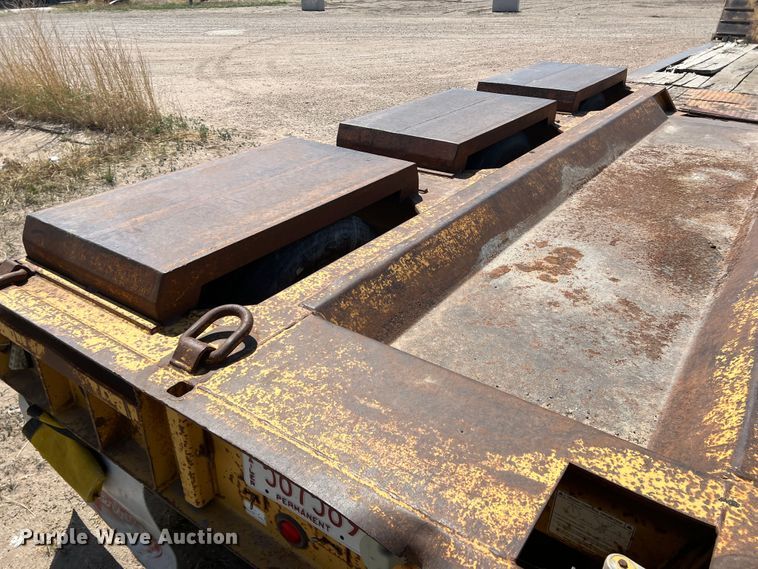 image for item DR1372 1997 Load King 503 DFP  lowboy equipment trailer