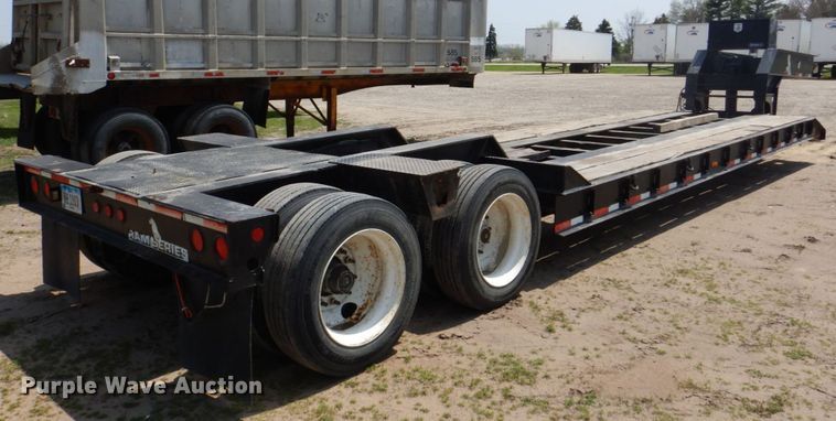image for item DS8024 2002 Fontaine Ram35  lowboy equipment trailer