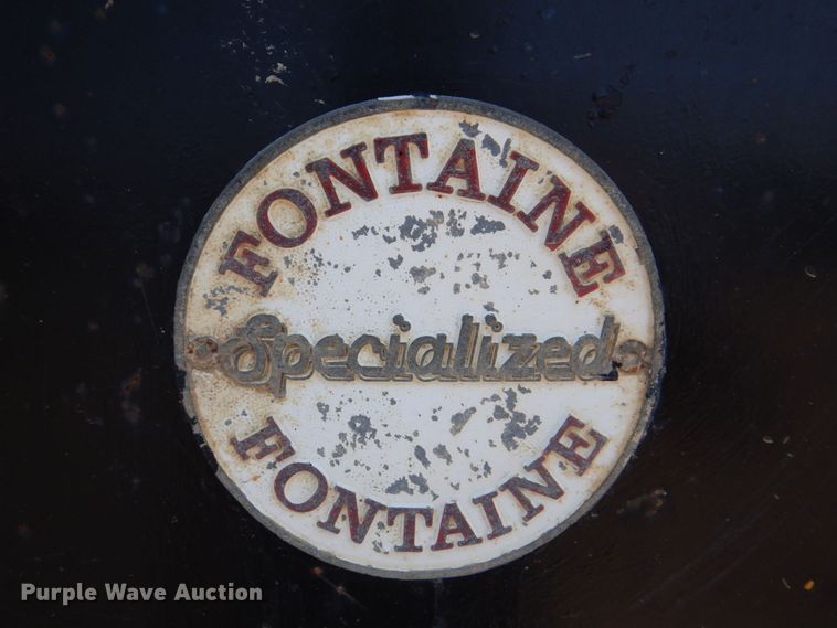 image for item DS8024 2002 Fontaine Ram35  lowboy equipment trailer