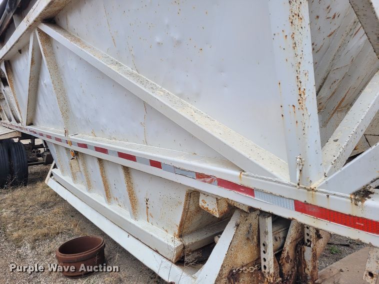 image for item FC9109 1988 CMC  bottom dump trailer