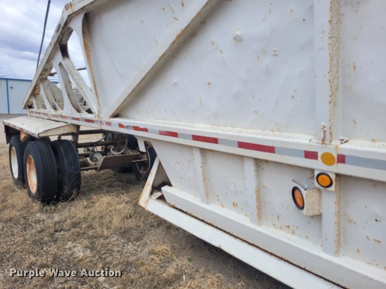 image for item FC9109 1988 CMC  bottom dump trailer