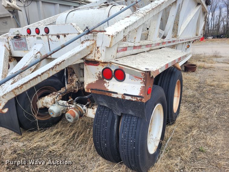image for item FC9109 1988 CMC  bottom dump trailer