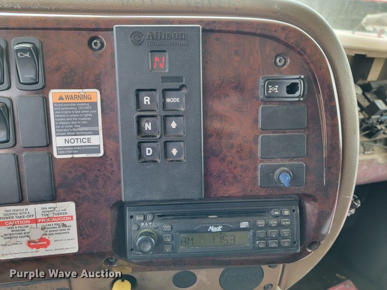 image for item JL9448 2005 Mack Granite  fuel truck