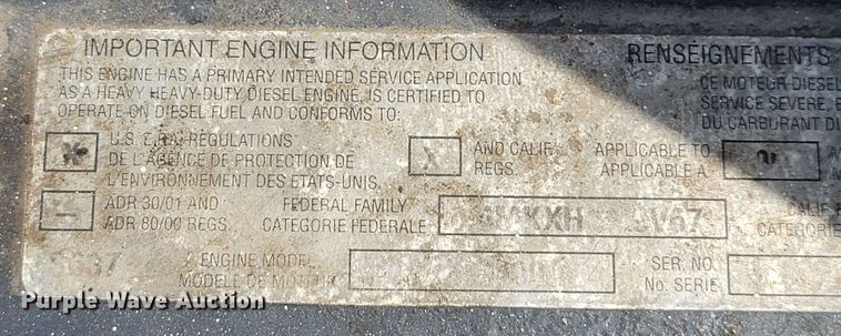 image for item JL9448 2005 Mack Granite  fuel truck