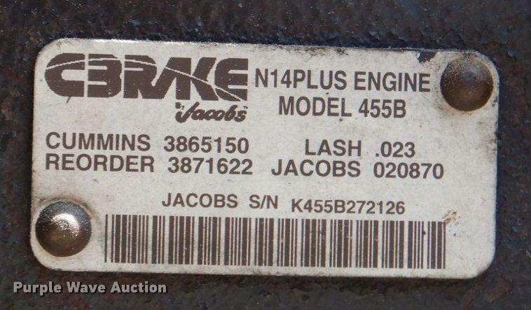 image for item KP9166 1996 Kenworth W900  semi truck