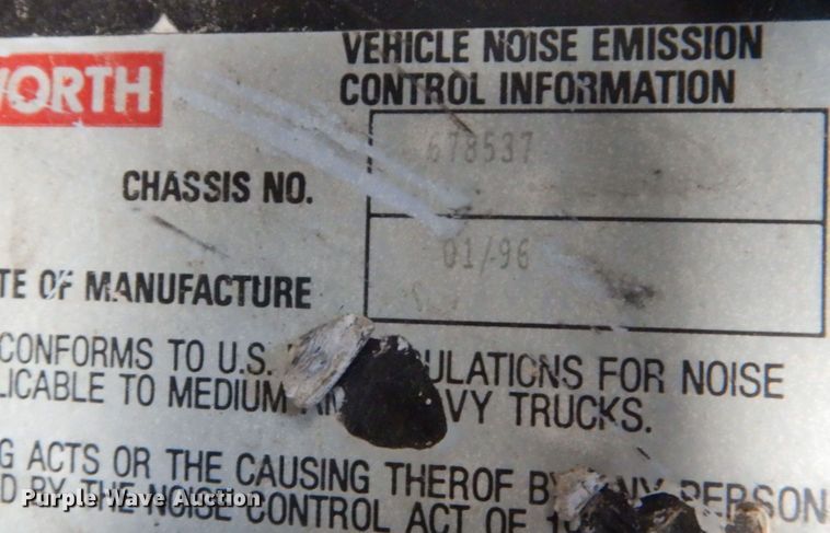 image for item KP9166 1996 Kenworth W900  semi truck