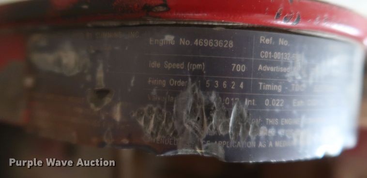 image for item KR9807 2008 Cummins ISC  engine