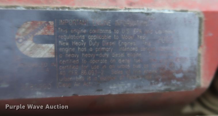 image for item KR9808 2005 Cummins ISX 435ST  engine