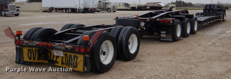 image for item LS9092 2003 Aspen  lowboy equipment trailer