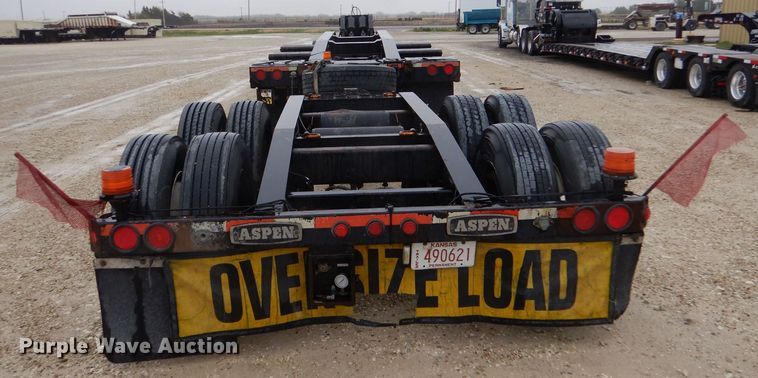 image for item LS9092 2003 Aspen  lowboy equipment trailer