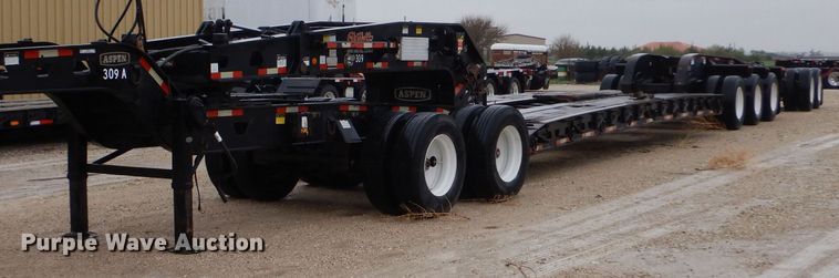 image for item LS9092 2003 Aspen  lowboy equipment trailer