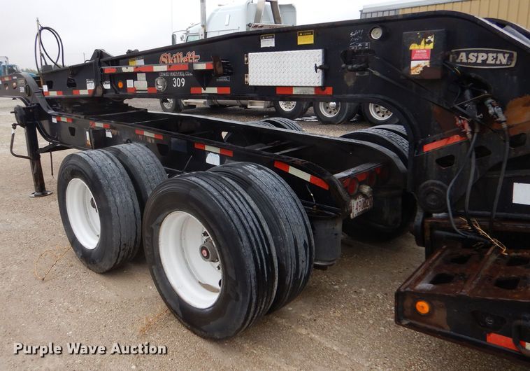 image for item LS9092 2003 Aspen  lowboy equipment trailer