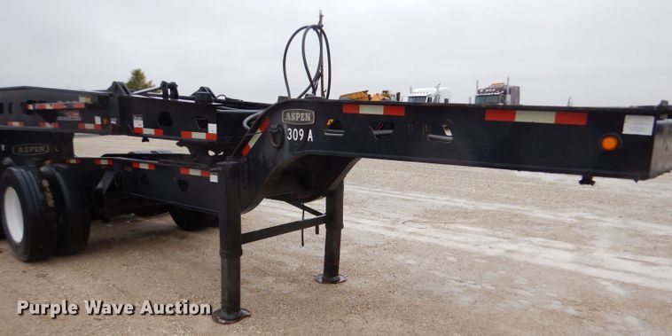image for item LS9092 2003 Aspen  lowboy equipment trailer