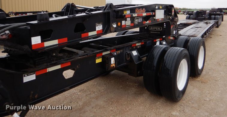 image for item LS9092 2003 Aspen  lowboy equipment trailer