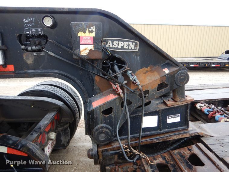image for item LS9092 2003 Aspen  lowboy equipment trailer