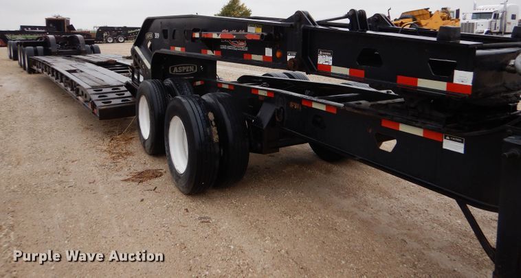 image for item LS9092 2003 Aspen  lowboy equipment trailer