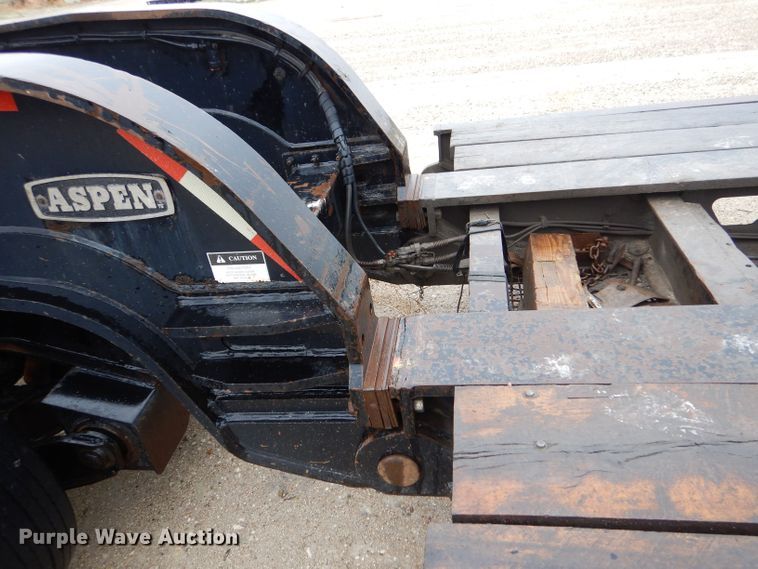 image for item LS9092 2003 Aspen  lowboy equipment trailer