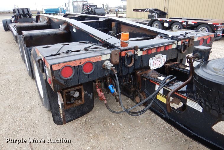 image for item LS9092 2003 Aspen  lowboy equipment trailer