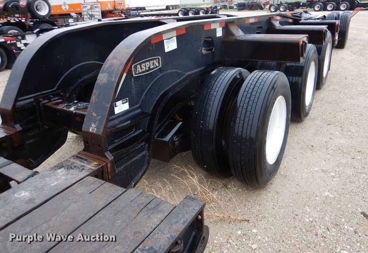 image for item LS9092 2003 Aspen  lowboy equipment trailer