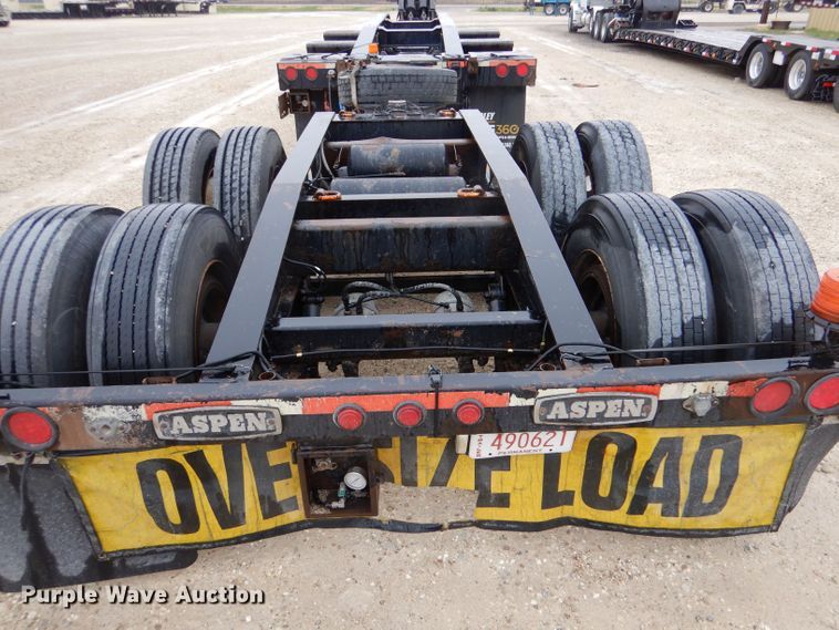 image for item LS9092 2003 Aspen  lowboy equipment trailer