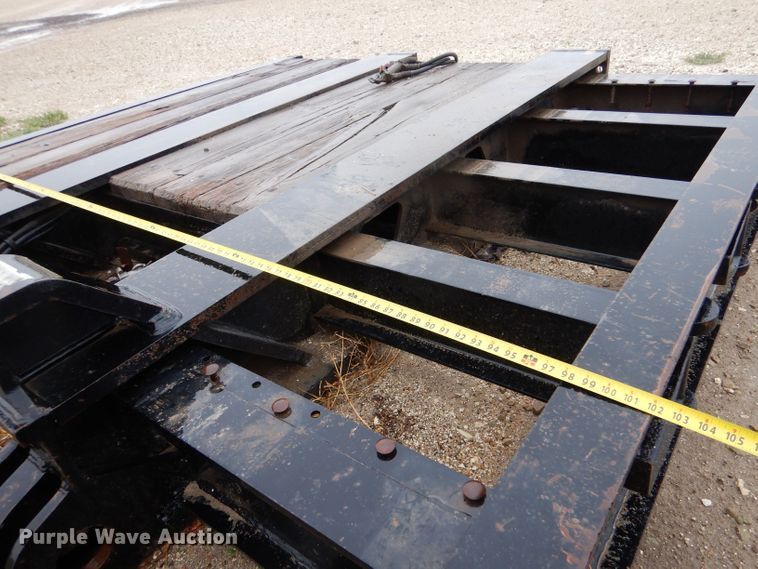 image for item LS9092 2003 Aspen  lowboy equipment trailer