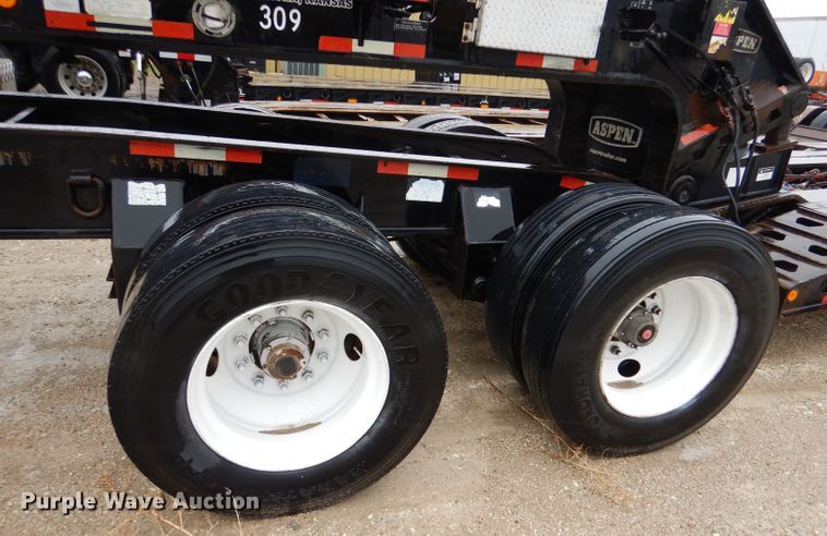 image for item LS9092 2003 Aspen  lowboy equipment trailer