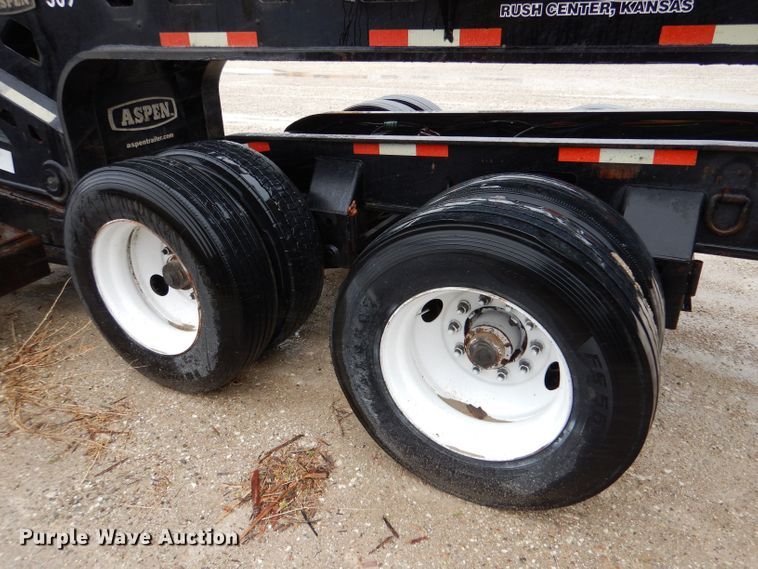 image for item LS9092 2003 Aspen  lowboy equipment trailer