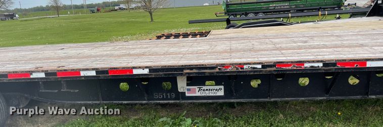 image for item MJ9660 2012 Transcraft DTL-2100  drop deck trailer
