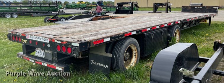 image for item MJ9660 2012 Transcraft DTL-2100  drop deck trailer