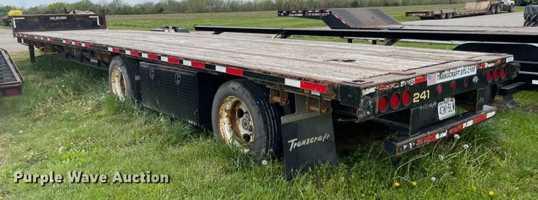image for item MJ9660 2012 Transcraft DTL-2100  drop deck trailer