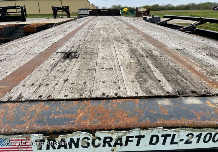 image for item MJ9660 2012 Transcraft DTL-2100  drop deck trailer