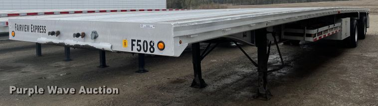 image for item MJ9665 2014 Kruz RAFB-53-102  flatbed trailer