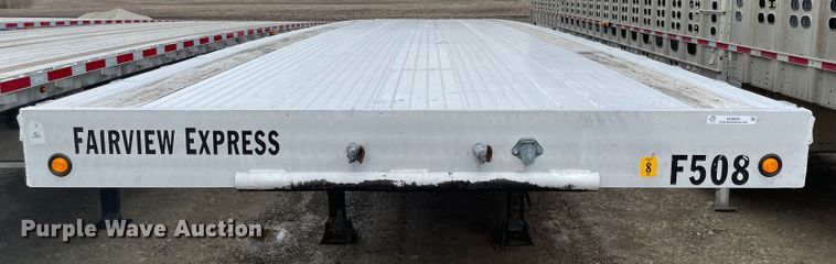 image for item MJ9665 2014 Kruz RAFB-53-102  flatbed trailer