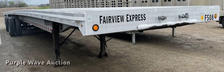 image for item MJ9665 2014 Kruz RAFB-53-102  flatbed trailer