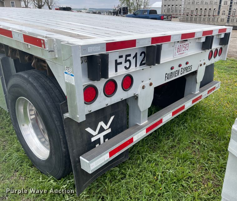 image for item MJ9667 2019 Wilson AF-1080SS  flatbed trailer