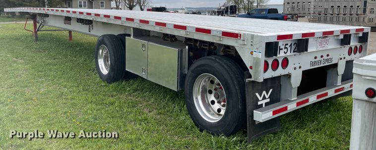 image for item MJ9667 2019 Wilson AF-1080SS  flatbed trailer