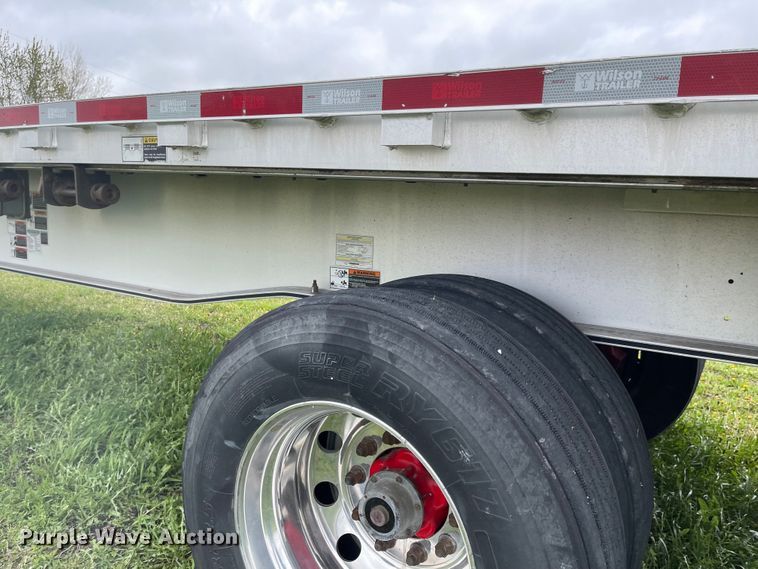 image for item MJ9667 2019 Wilson AF-1080SS  flatbed trailer