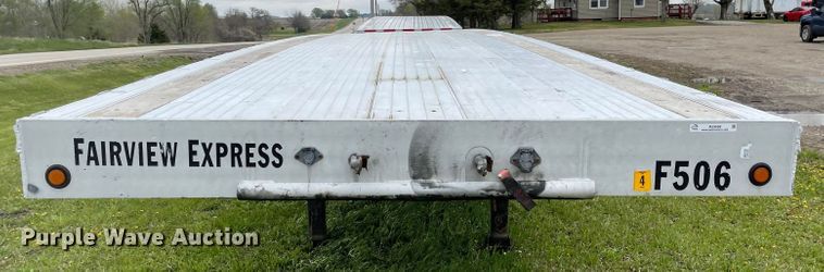 image for item MJ9668 2015 Kruz RAFB-53-102  flatbed trailer