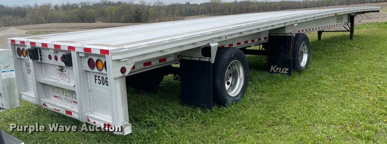 image for item MJ9668 2015 Kruz RAFB-53-102  flatbed trailer