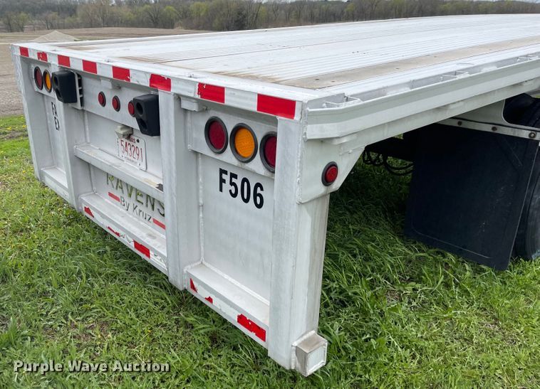 image for item MJ9668 2015 Kruz RAFB-53-102  flatbed trailer