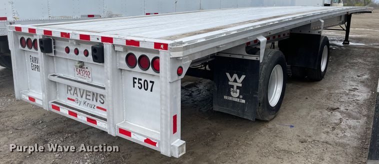 image for item MJ9669 2015 Kruz RAFB-53-102  flatbed trailer