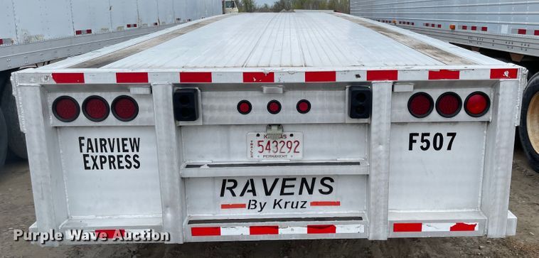 image for item MJ9669 2015 Kruz RAFB-53-102  flatbed trailer